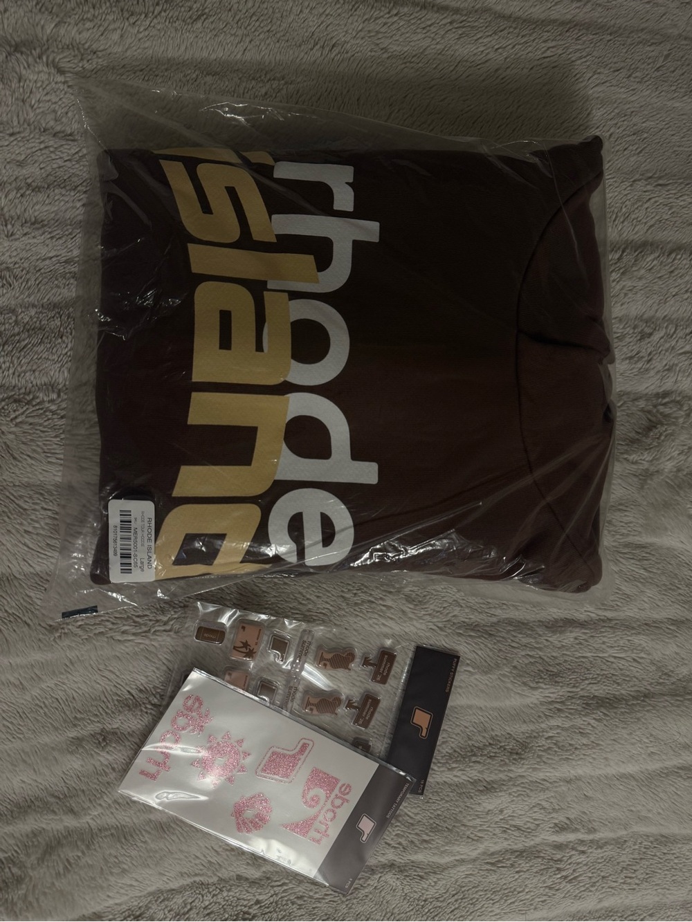 Limited edition Rhode hoodie from newport pop up!